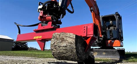 mini excavator with log splitter|splitfire log splitter for excavator.